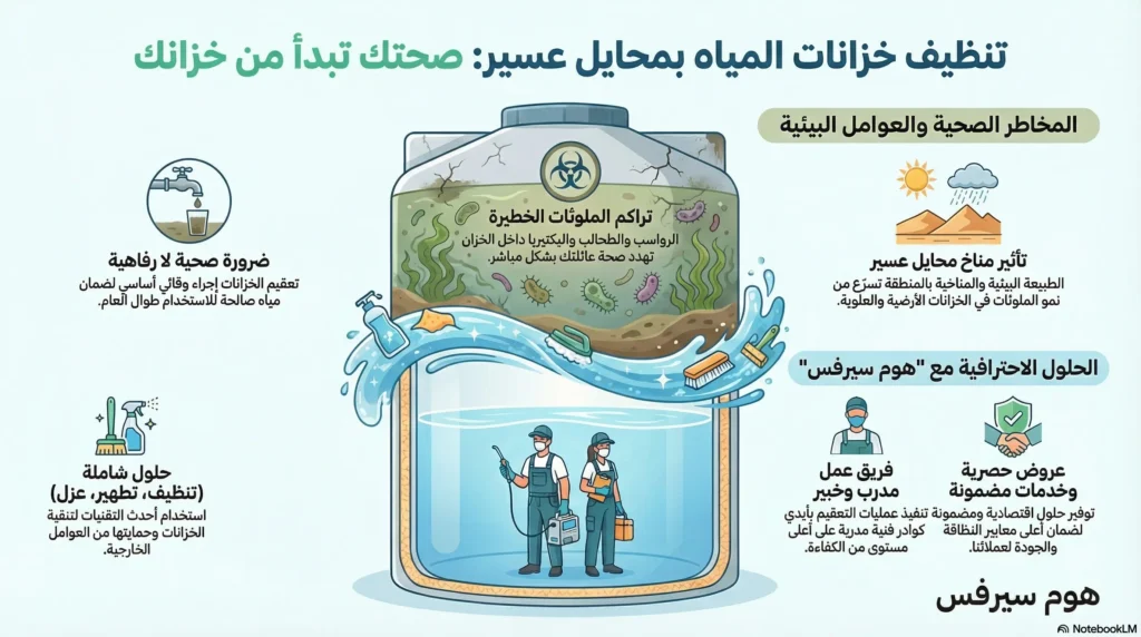 تنظيف خزانات بمحايل عسير